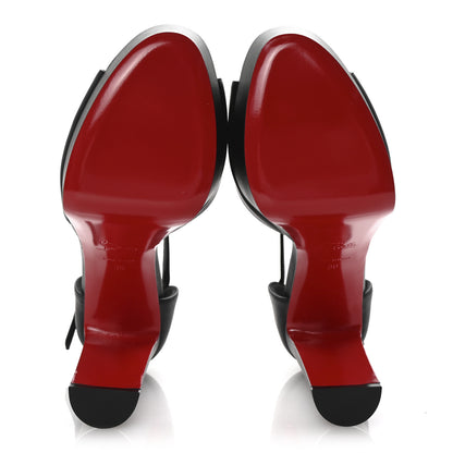Christian Louboutin Nappa Sandaloo 130 Sandals 39 Black 6 of 9
