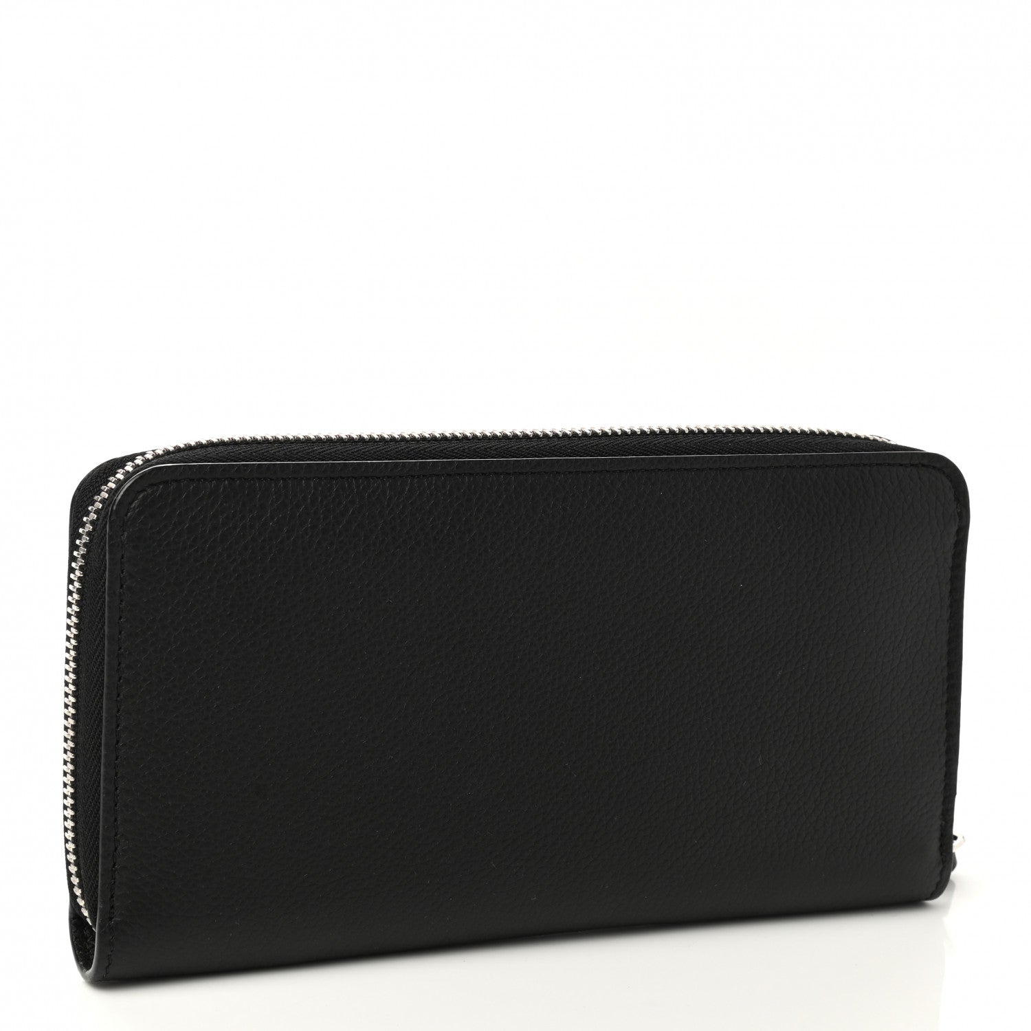 Louis Vuitton Calfskin Zippy Lockme Wallet Black 3 of 8