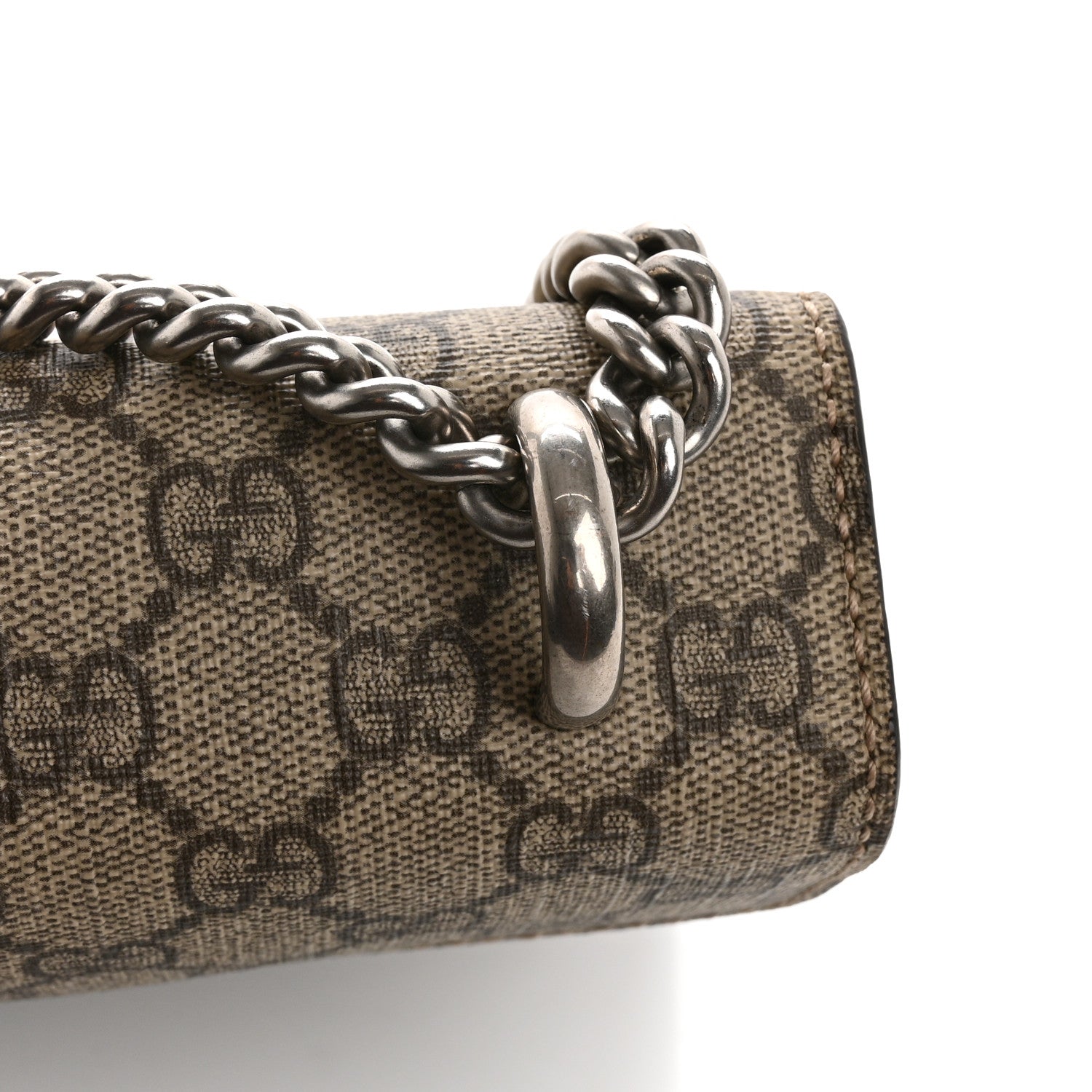 Gucci GG Supreme Monogram Small Dionysus Shoulder Bag Taupe 14 of 14