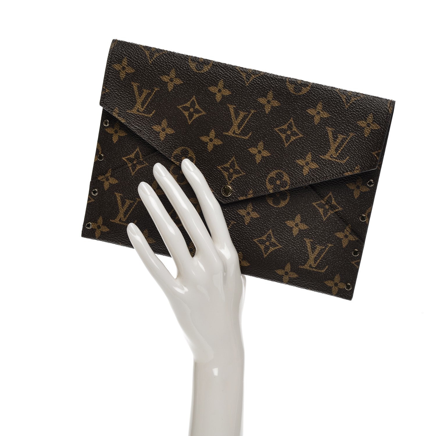Louis Vuitton Monogram Rivets Enveloppe 2 of 6