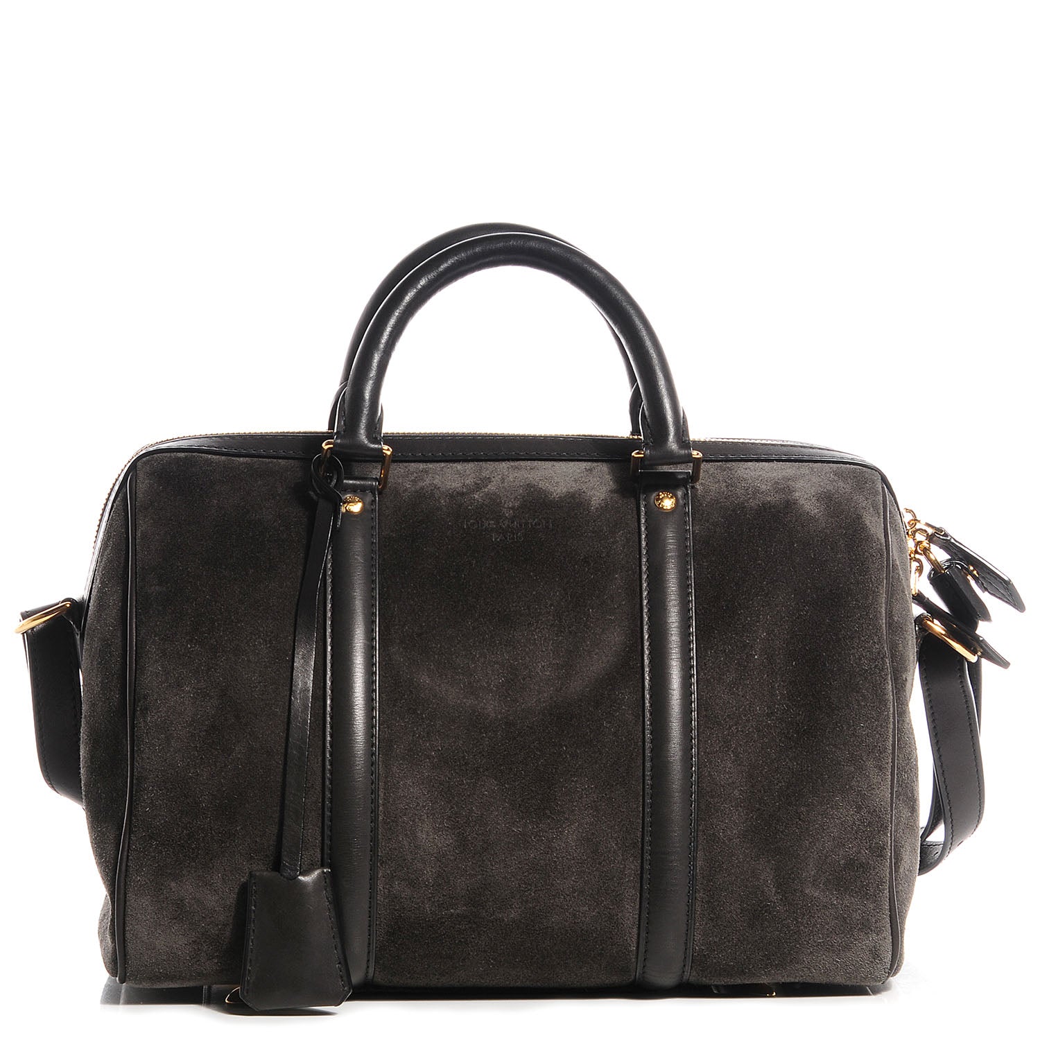 Louis Vuitton Suede Calfskin SC Bag PM Asphalt 1 of 7