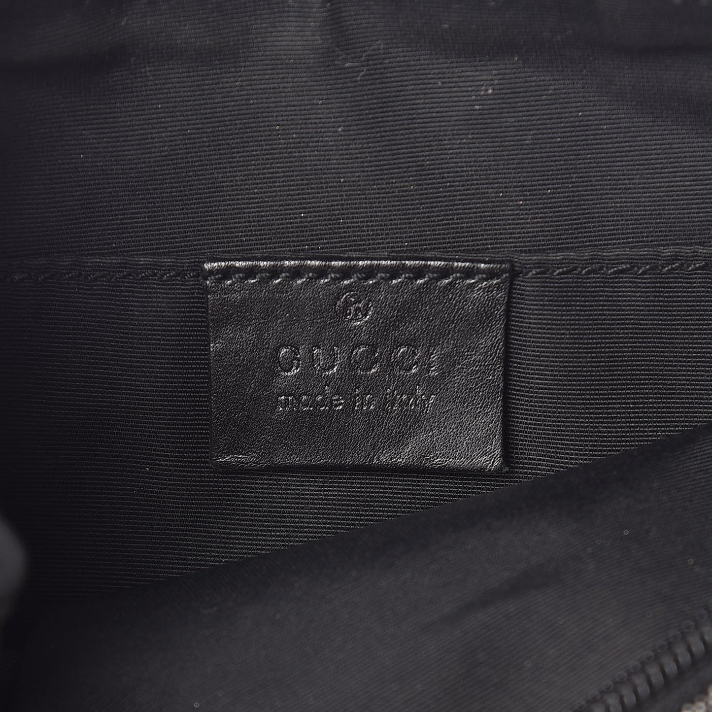 Denim Monogram Pochette Black