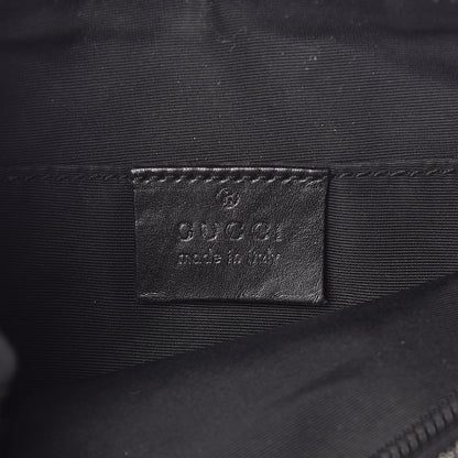 Gucci Denim Monogram Pochette Black 6 of 9