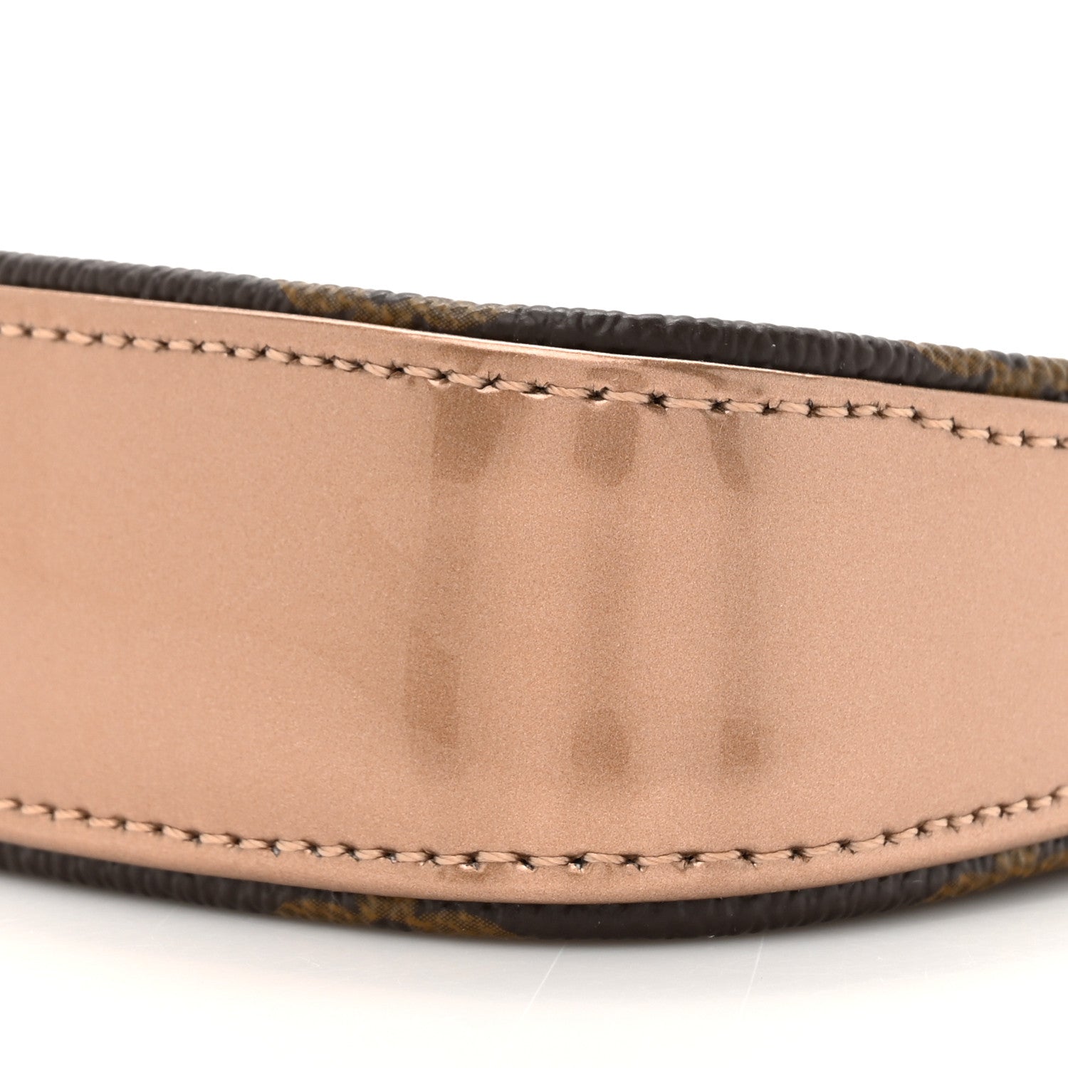 Louis Vuitton Metallic Vernis Mini Pochette Accessories Rose Gold 8 of 9