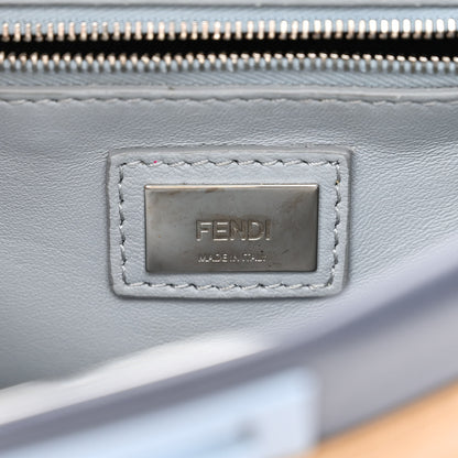 Fendi Nappa Mini Peekaboo Iconic Satchel Beige Blueberry Limone 7 of 14