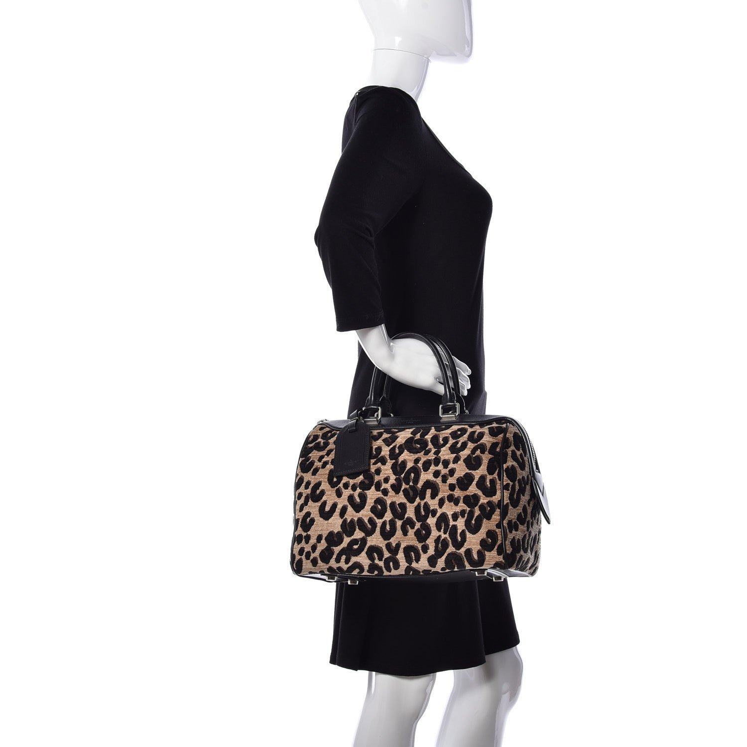 Louis Vuitton Jacquard Velvet Leopard Print Stephen Sprouse Speedy 2 of 9