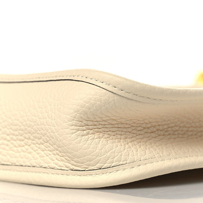 Hermes Taurillon Clemence Quadrille Evelyne TPM Nata Citron 8 of 8