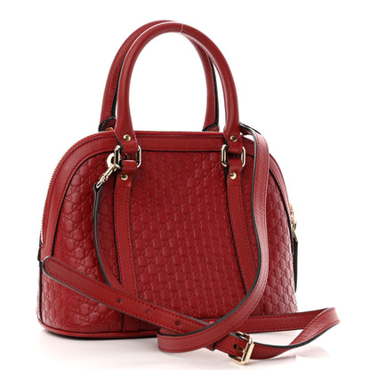 Gucci Soft Microguccissima Mini Dome Bag Rosso 3 of 12