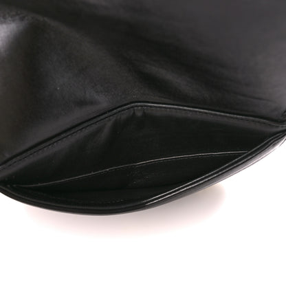 Saint Laurent Lambskin Matelasse Chevron Monogram Small Sulpice Bag Black 5 of 12