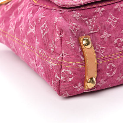 Louis Vuitton Denim Baggy GM Fuchsia 11 of 22