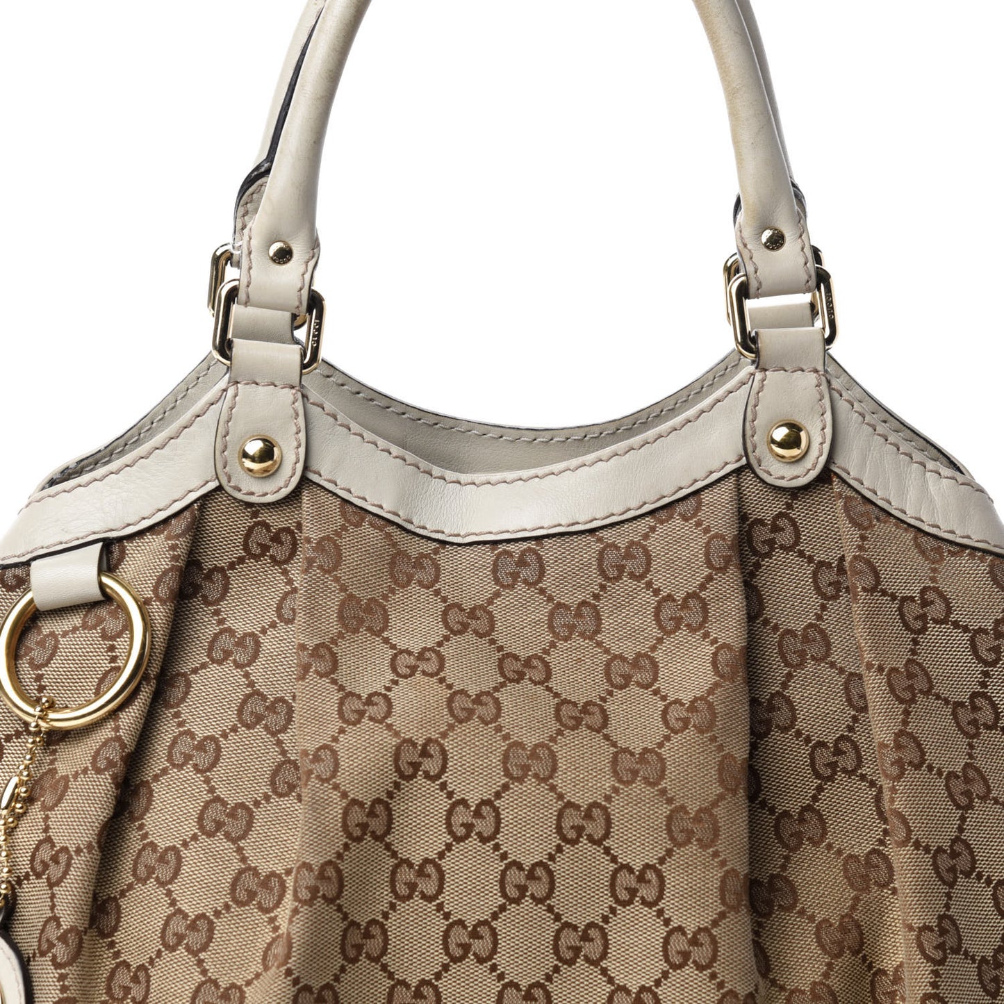 Monogram Medium Sukey Tote Off White