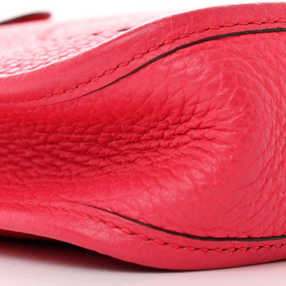 Hermes Taurillon Clemence Evelyne TPM Rose Extreme 9 of 11