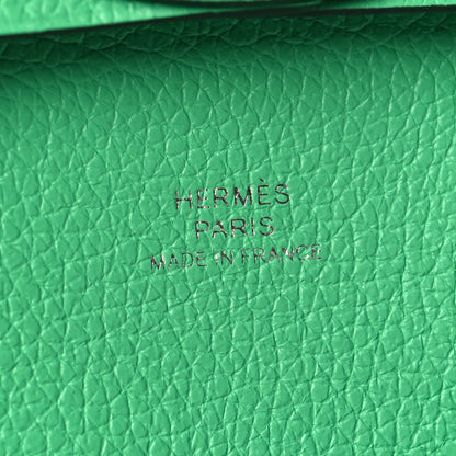 Hermes Evercolor Bastia Coin Purse Vert Comics 6 of 10