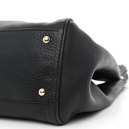 Gucci Pebbled Calfskin Medium Soho Shoulder Bag Black 11 of 11
