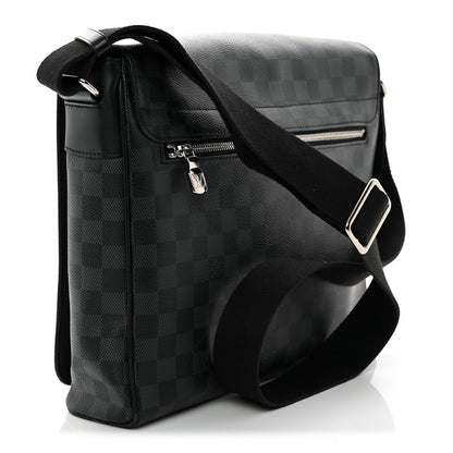 Louis Vuitton Damier Graphite District MM 3 of 10