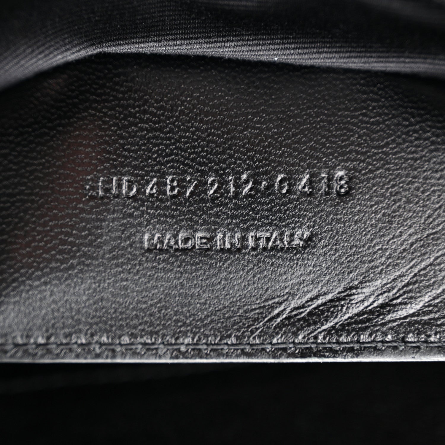 Saint Laurent Sheepskin Matelasse Chevron Monogram Monochrome Large College Satchel Black 7 of 11