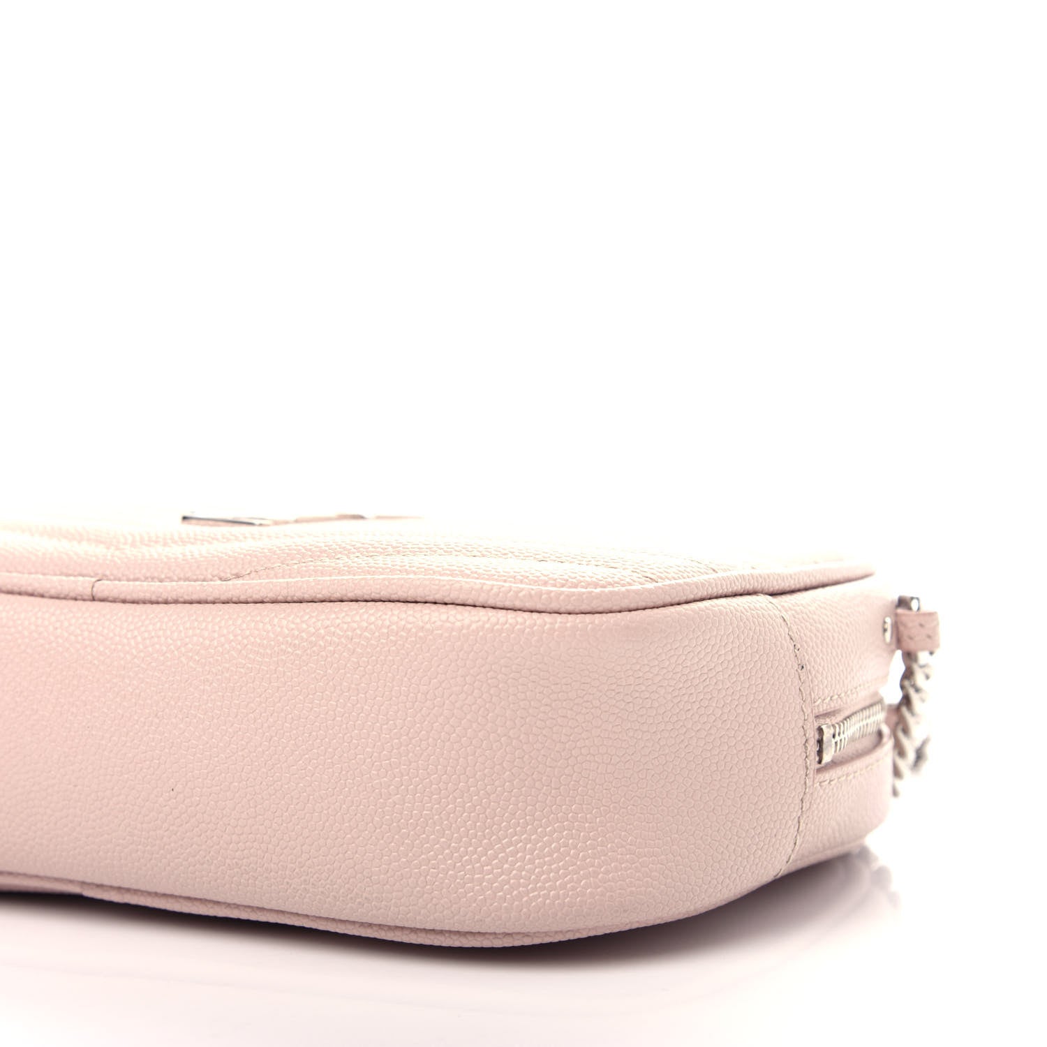 Saint Laurent Grain De Poudre Matelasse Monogram Mini Lou Camera Bag Marble Pink 9 of 11