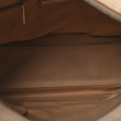 Chanel Canvas Deauville Bowling Bag Ecru 5 of 10