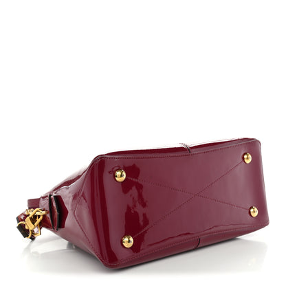 Louis Vuitton Patent Calfskin Miroir Tote Magenta 4 of 11