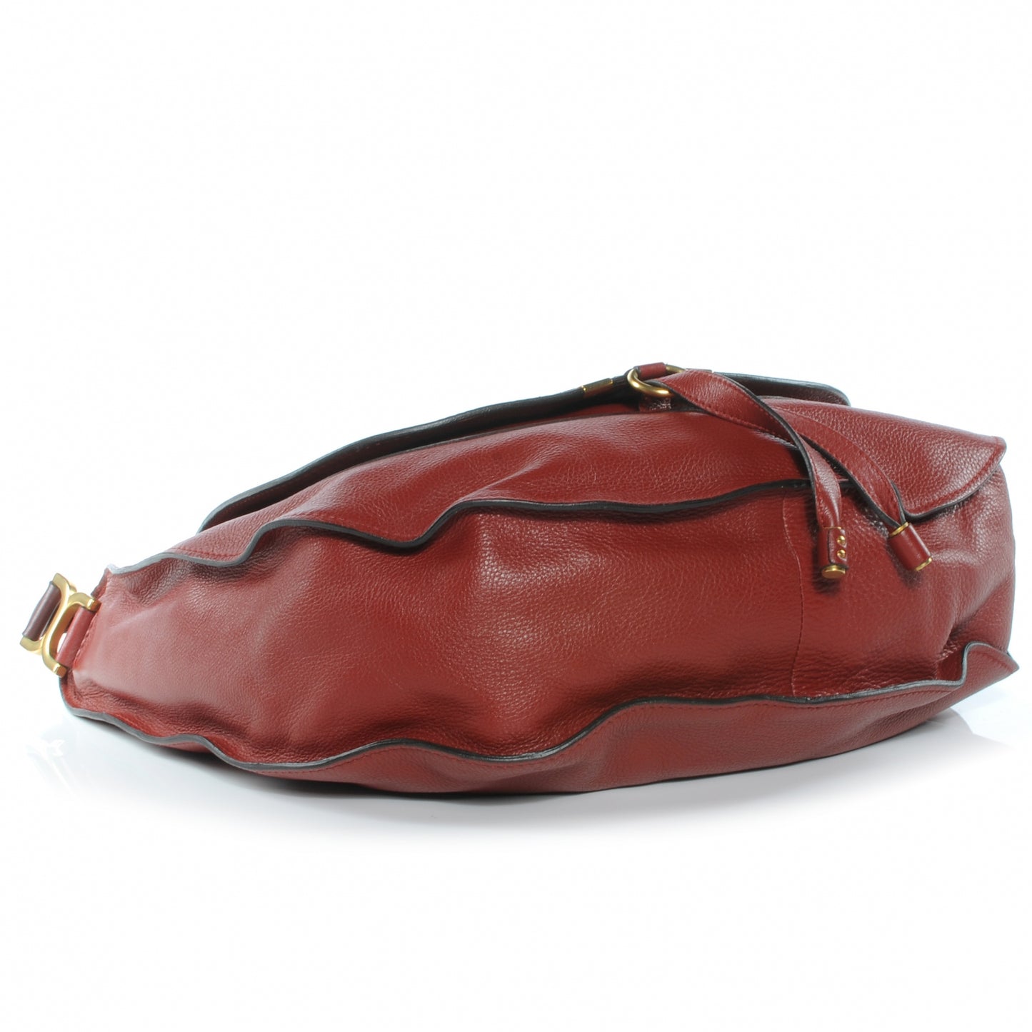 Calfskin Large Marcie Hobo Garnet