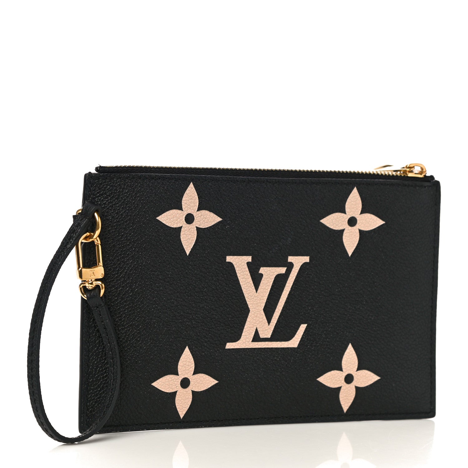 Louis Vuitton Empreinte Monogram Giant Neonoe MM Pochette Black Beige 3 of 9