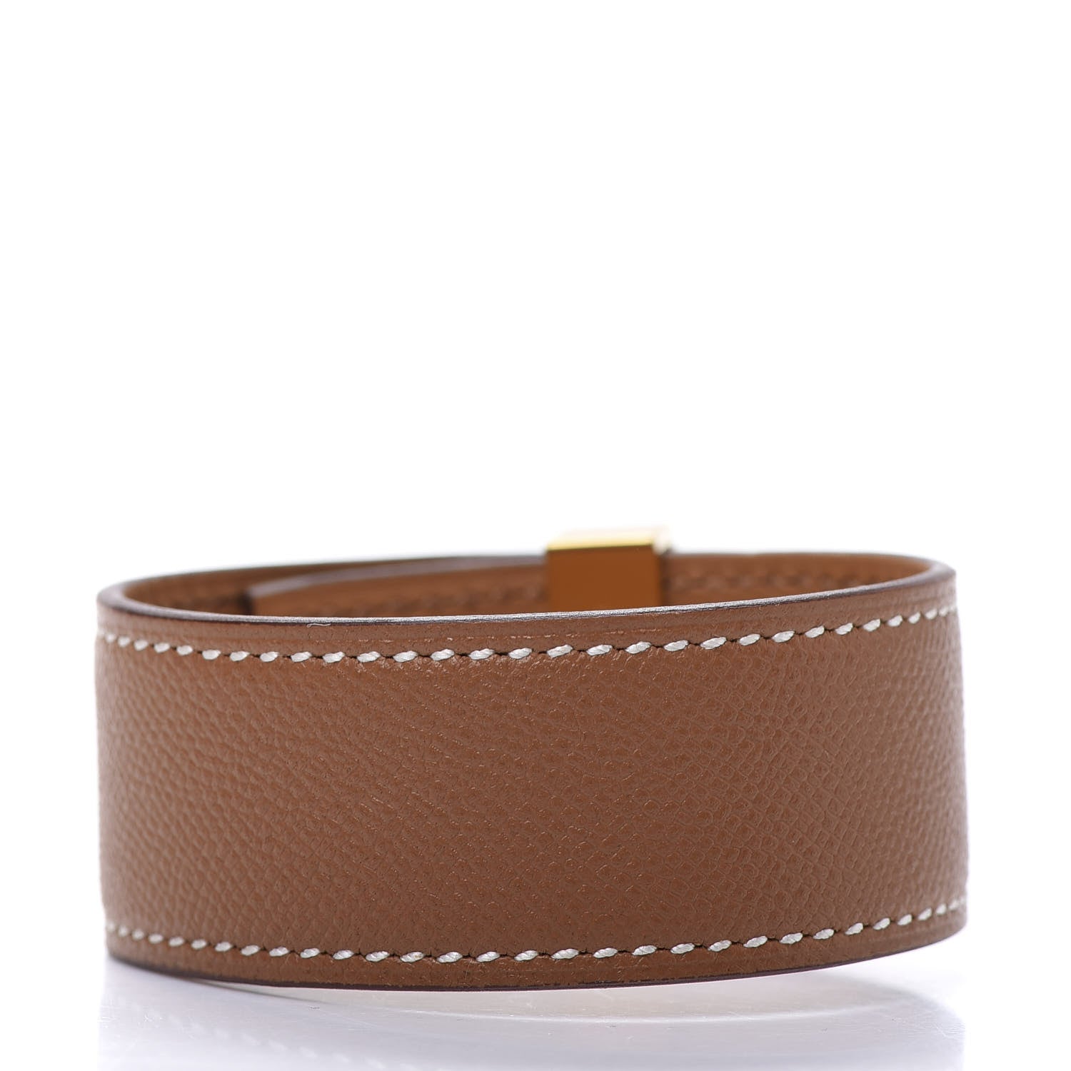 Hermes Madame Calfskin Collier de Chien 24 Bracelet T2 Gold 3 of 7