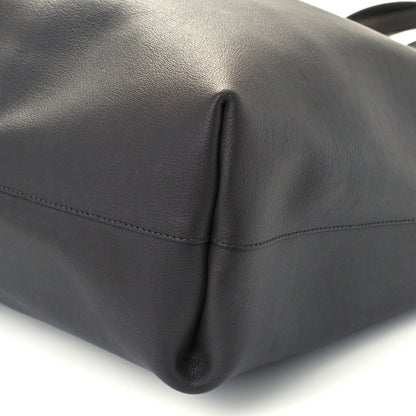 Saint Laurent Calfskin Large Shopping Tote Coal 10 of 10