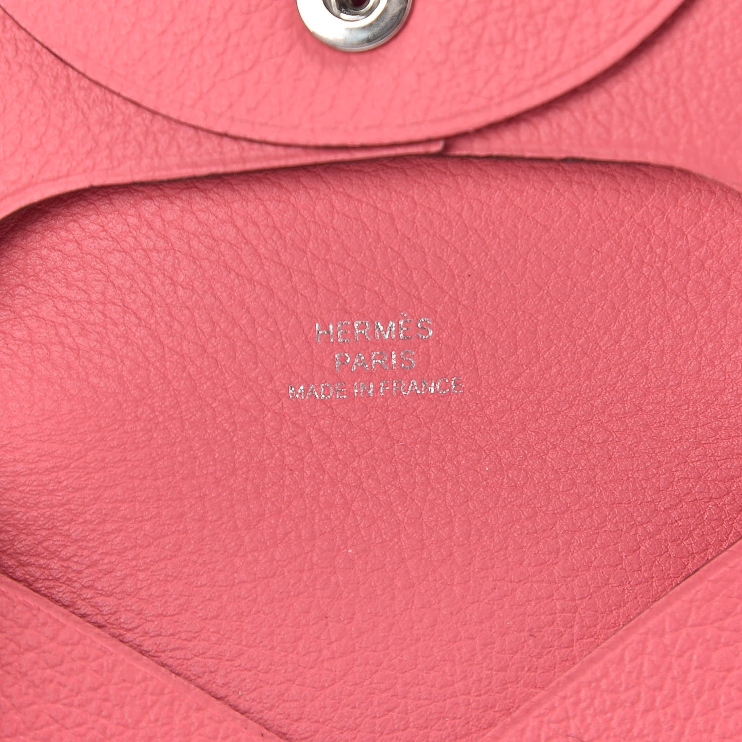 Hermes Chevre Mysore Bastia Coin Purse Rose Azalee 5 of 6