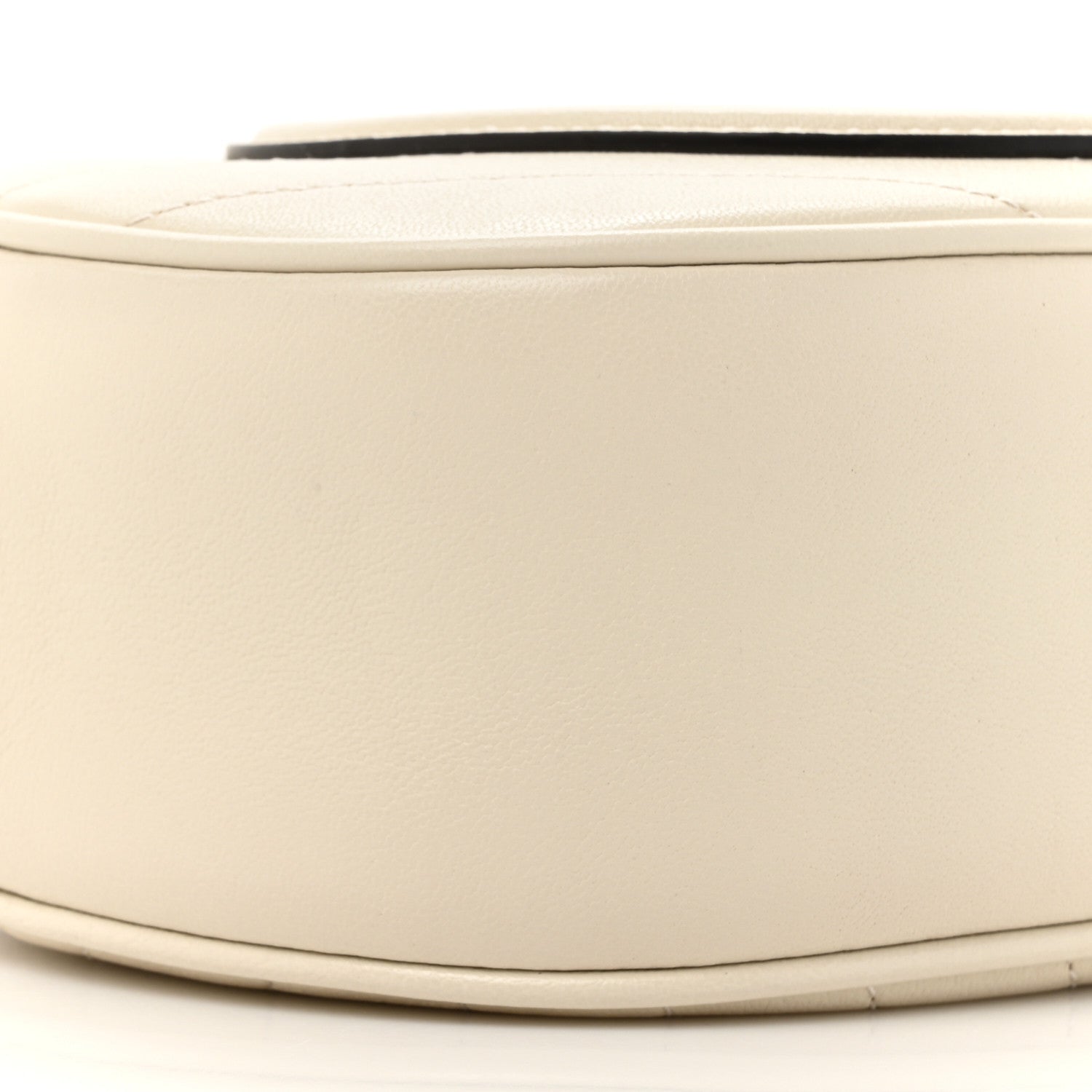 Gucci Sakai Be Green Calfskin Diagonal Stitched Mini Blondie Shoulder Bag Mystic White 10 of 10