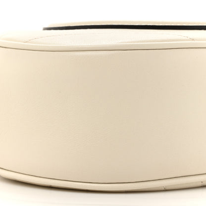 Gucci Sakai Be Green Calfskin Diagonal Stitched Mini Blondie Shoulder Bag Mystic White 10 of 10