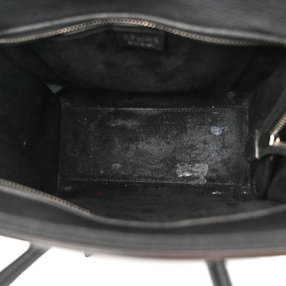 Celine Drummed Calfskin Nano Luggage Black 5 of 14