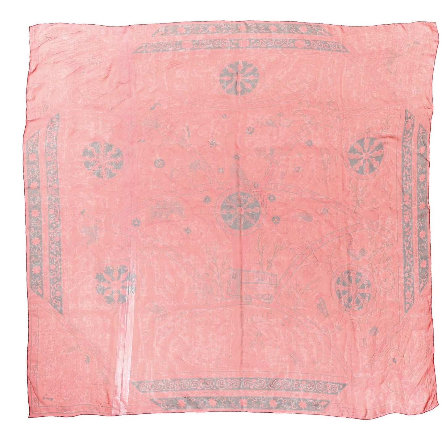 Silk Mousseline Peuple Du Vent Shawl 140