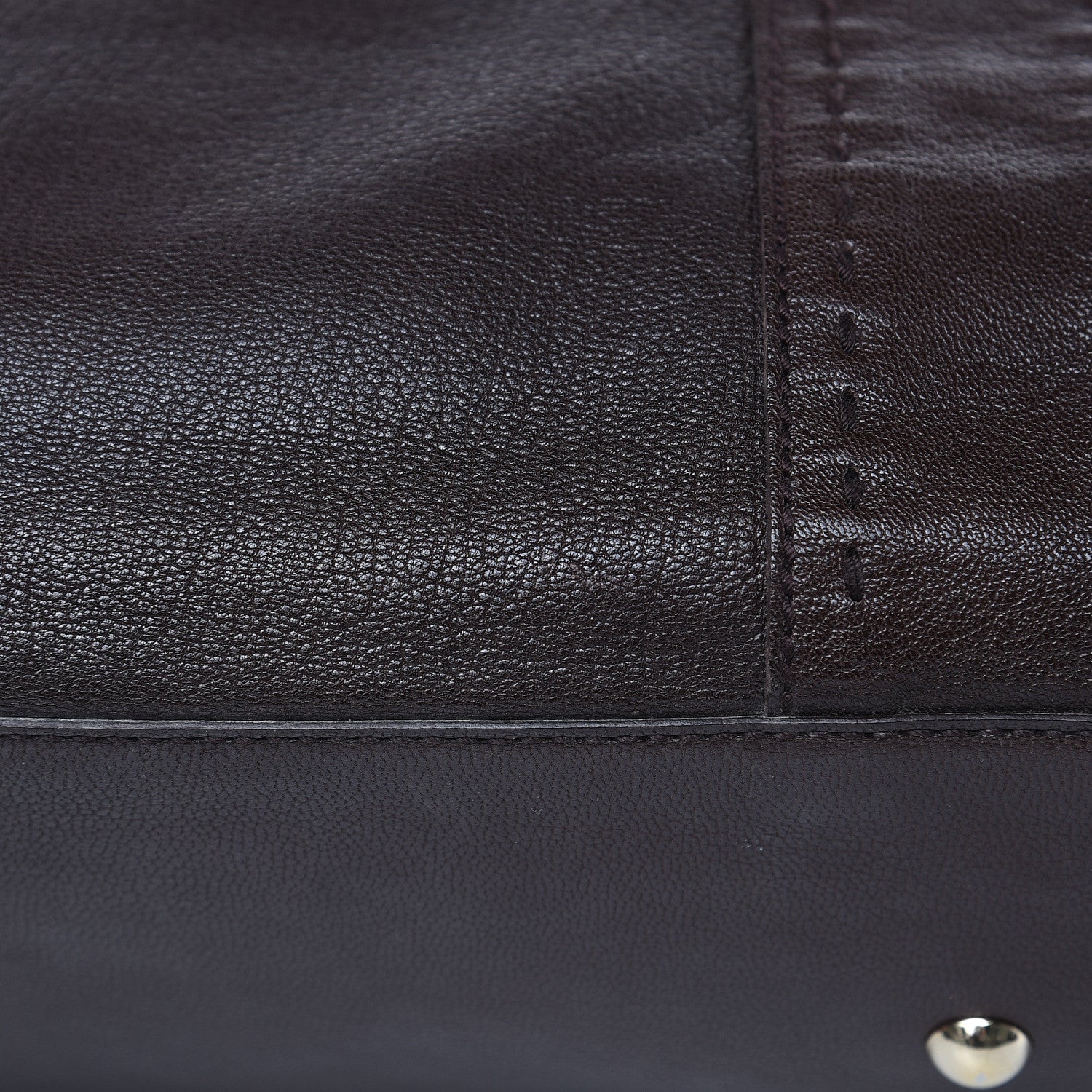 Saint Laurent Calfskin Reversible Double Sac Y Tote Gold Brown 13 of 18