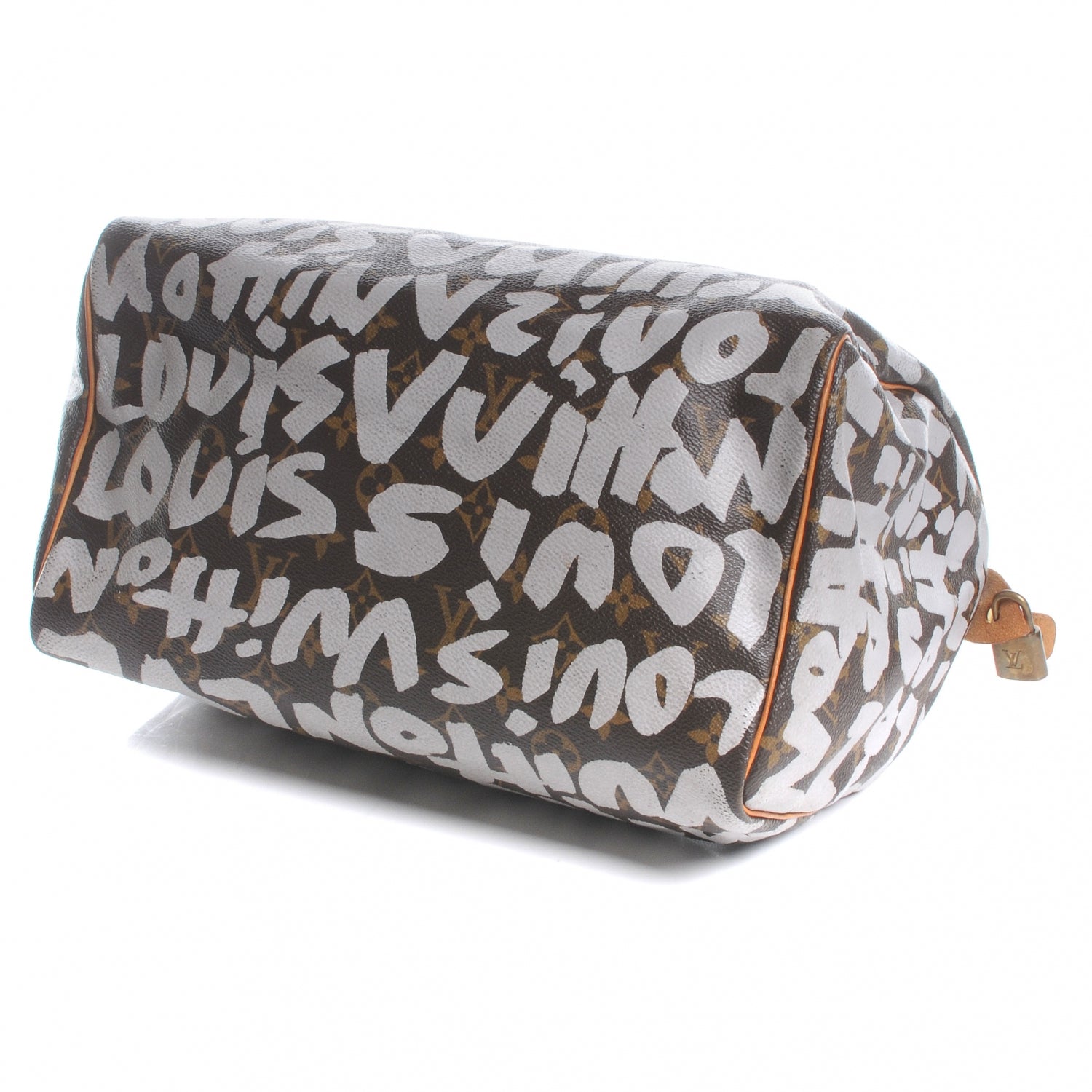 Louis Vuitton Monogram Graffiti Speedy 30 Silver 4 of 7