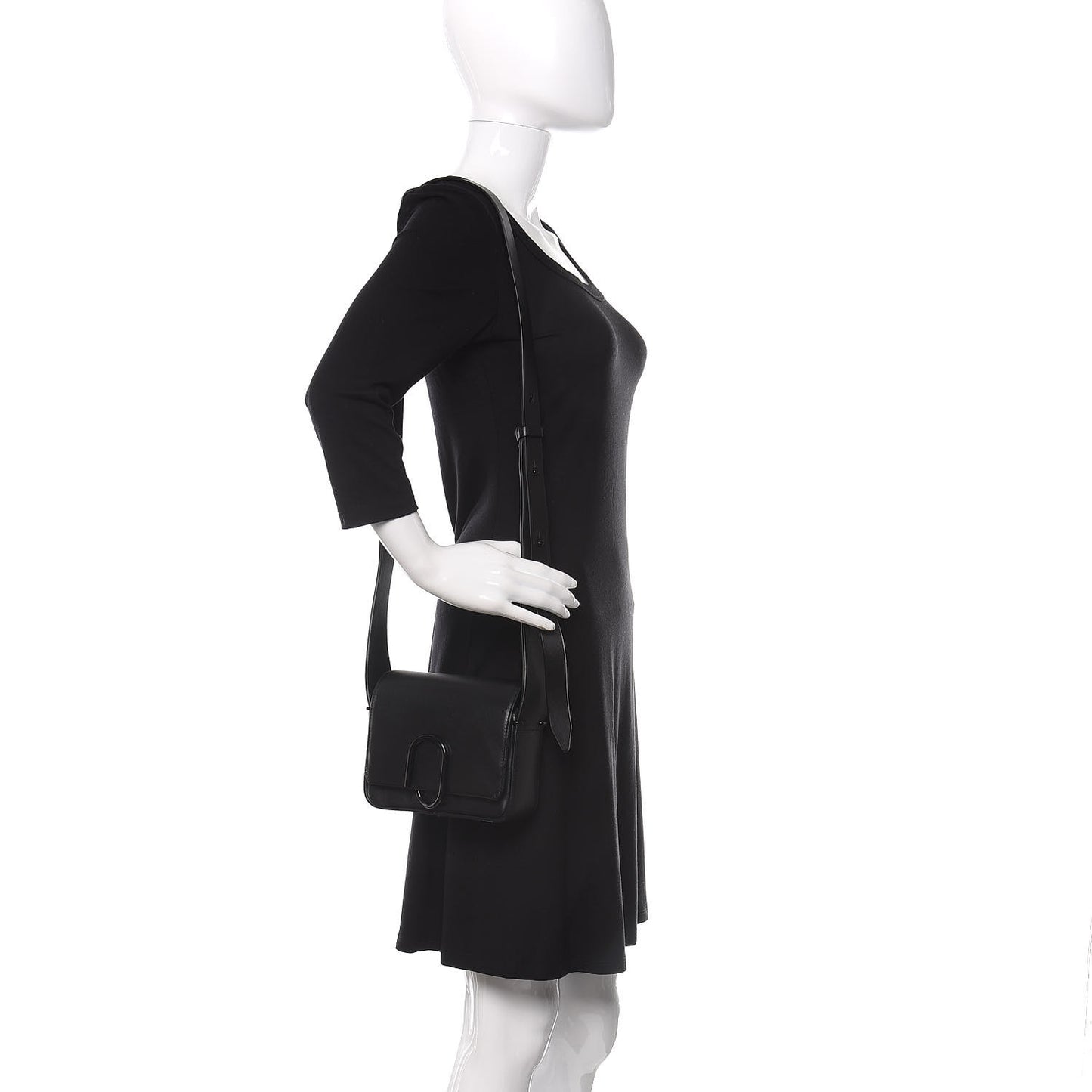 3.1 Calfskin Mini Alix Crossbody Bag Black