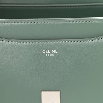 Celine Satinated Calfskin Small 16 Top Handle Bag Celadon 6 of 10