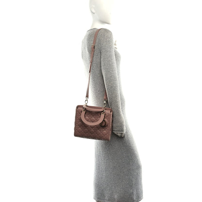 Christian Dior Lambskin Cannage Medium Lady Dior Fard 2 of 13