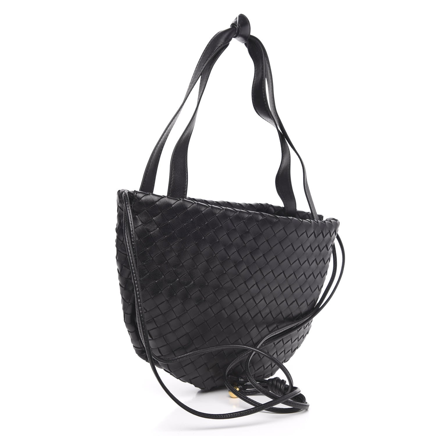 Bottega Veneta Nappa Intrecciato Small Bulb Black 3 of 9