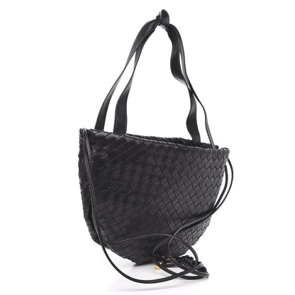 Bottega Veneta Nappa Intrecciato Small Bulb Black 3 of 9