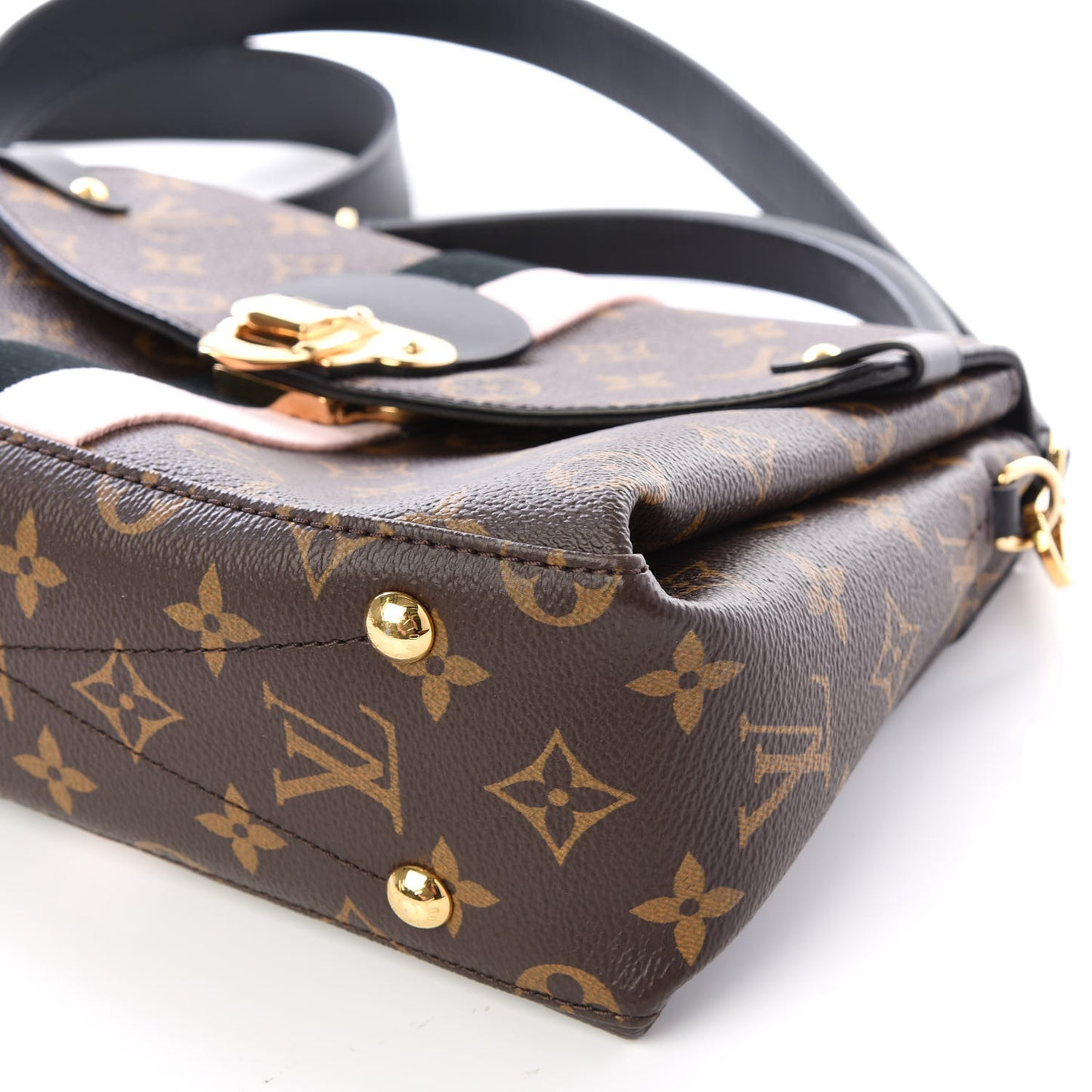Monogram Georges BB Black Rose Poudre