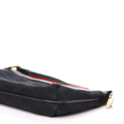 Gucci Monogram Jolicoeur Wristlet Black 9 of 14