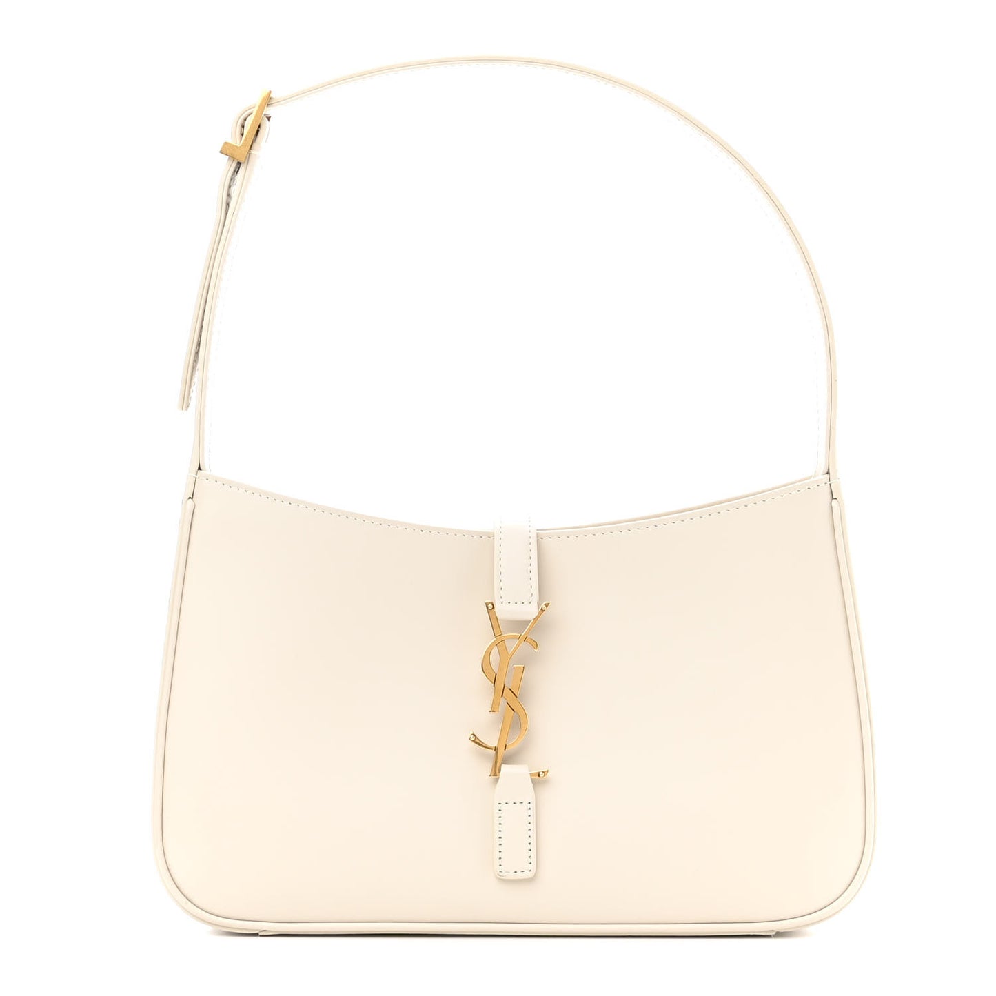 Smooth Calfskin Le 5 A 7 Hobo Blanc Vintage