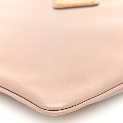 Prada Light Calfskin Triangle Crossbody Cipria 9 of 9