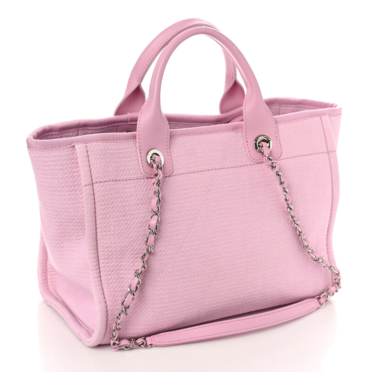 Mixed Fibers Small Deauville Tote Pink