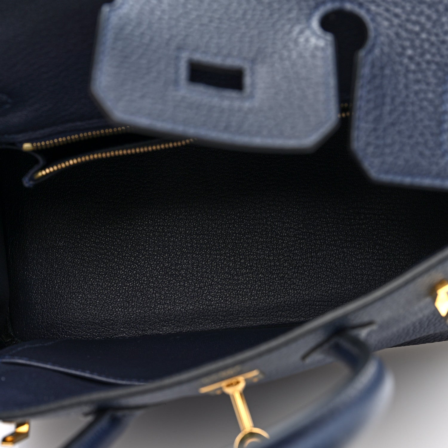 Hermes Togo Birkin 25 Bleu Nuit 5 of 11