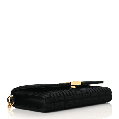 Givenchy Embroidered Canvas 4G Wallet on Chain Black 4 of 10