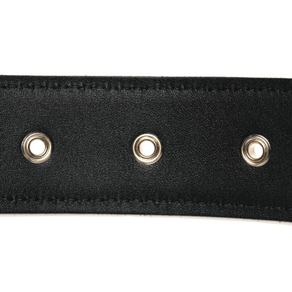 Chanel Denim Quilted CC Belt  85 34 Blue White 3 of 9