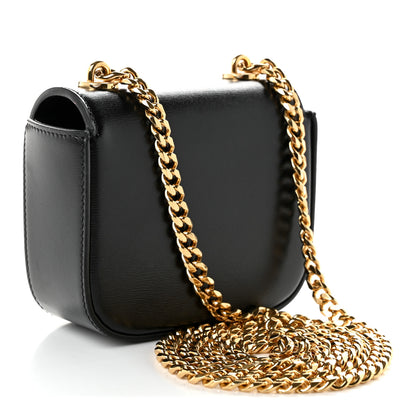 Celine Shiny Calfskin Mini Chain Claude Black 3 of 11