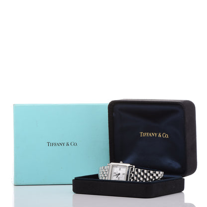 Tiffany Stainless Steel 24mm Classic Square Quartz Watch 7 of 7