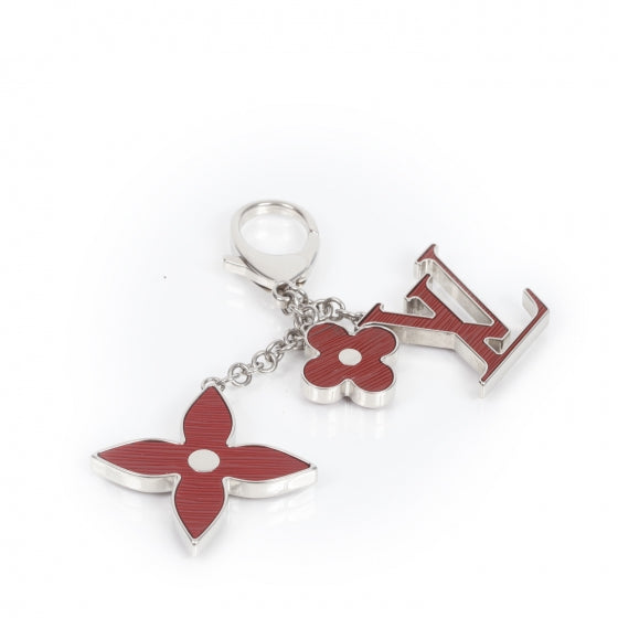 Fleur d Epi Bag Charm Rubis Red